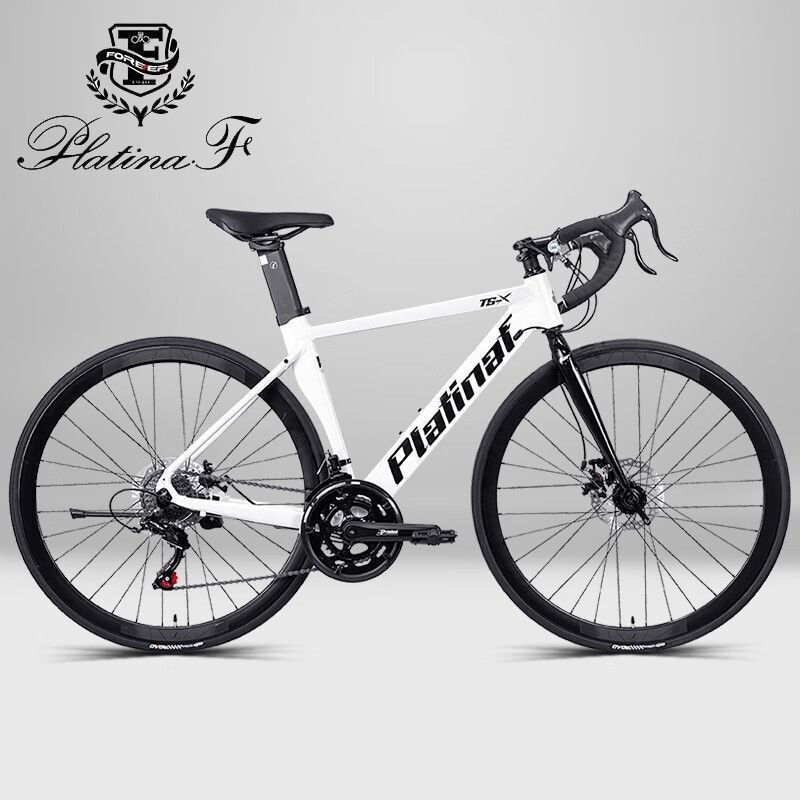 Road Platinum City X Racing Variable Speed Men's and Women's Tianji Bicycle Permanent Adult Aluminum Alloy Bicycle 700C Disc Brake