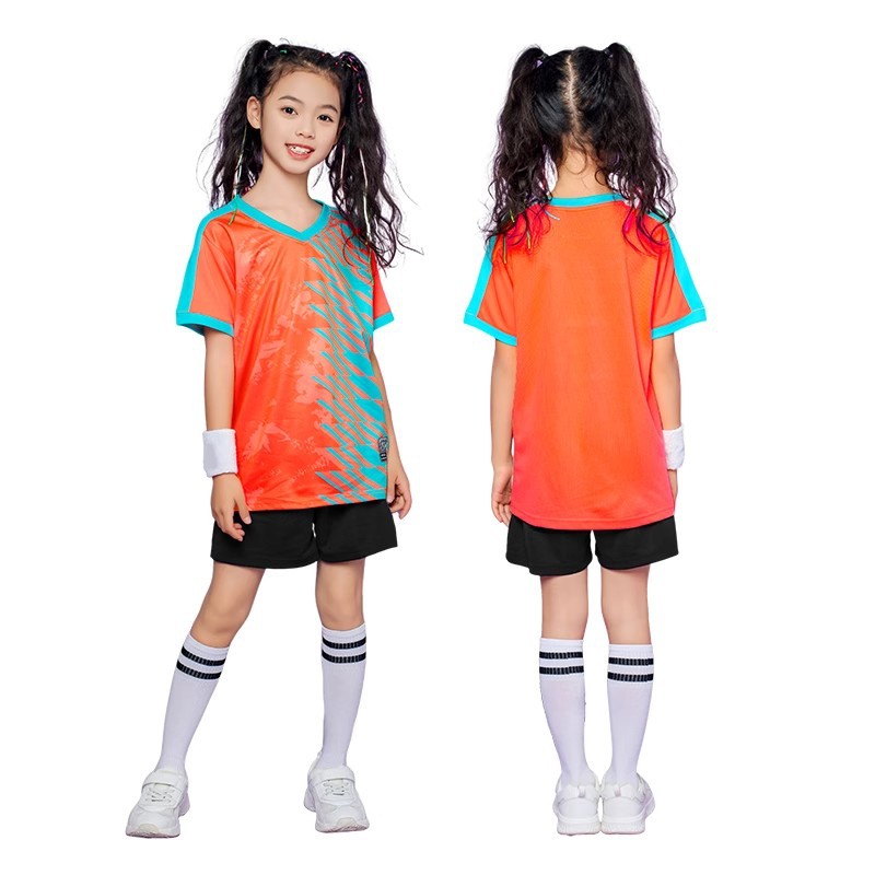 Children's Badminton Clothes suit Boys and Girls Printing Competition Training Team Clothes Students Table Tennis Short Sleeve Jersey