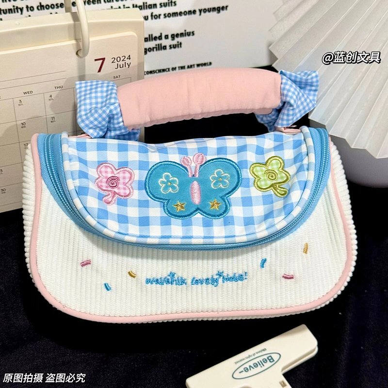 厂家直发少女马卡龙轻便化妆包笔袋高颜值简约小众ins甜美风笔袋|undefined