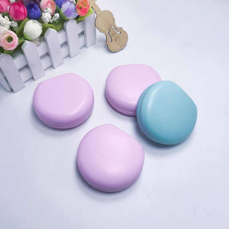 Cosmetic Box Manufacturers Wholesale Contact Lens Cases, Cosmetic Mirror Cases, Customizable Leather Portable Eyeglass Cases, and Can Print Logos