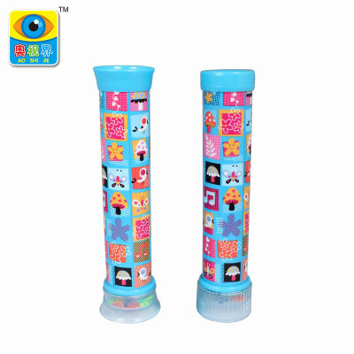 奧視界塑料兒童萬花筒9407傳統懷舊玩具旋轉幻彩萬花筒望遠鏡批發