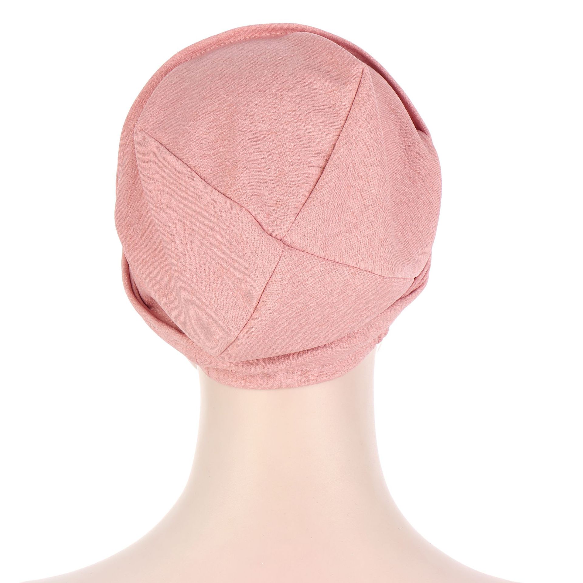 Nuovo cappello pullover con piega in canapa esagonale in pile solido con fascia musulmana con nodo di bambù_voghion.com