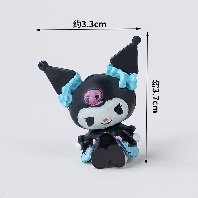 Xiaohongshu is the same cute Kuromi cake decorative ornament net red girl girl birthday party dressing plug -in