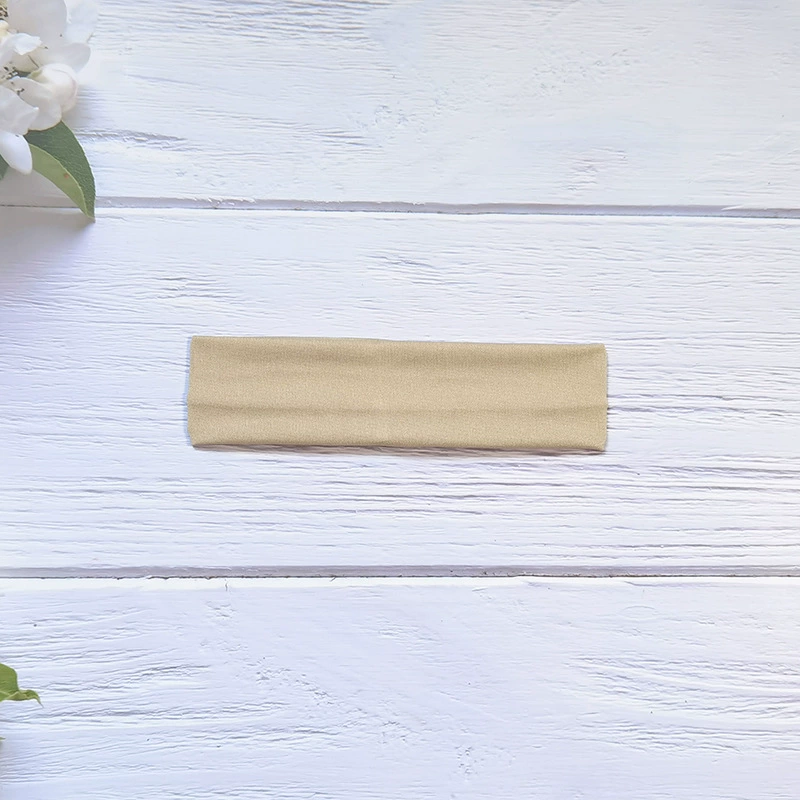 Цветной эластичный ободок для головы, спортивная повязка Milk-Silk, унисекс, впитывает пот, 20×5 см