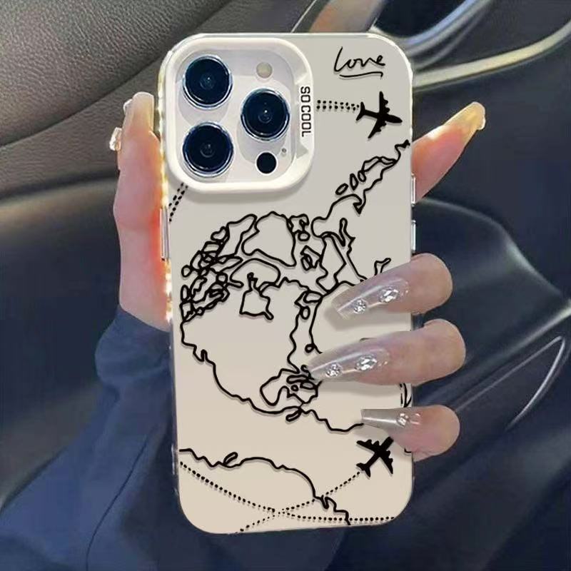 Avión personalizado para iPhone 16 funda para teléfono móvil Apple 15promax/14 nuevo 13pro/12 tendencia 11X