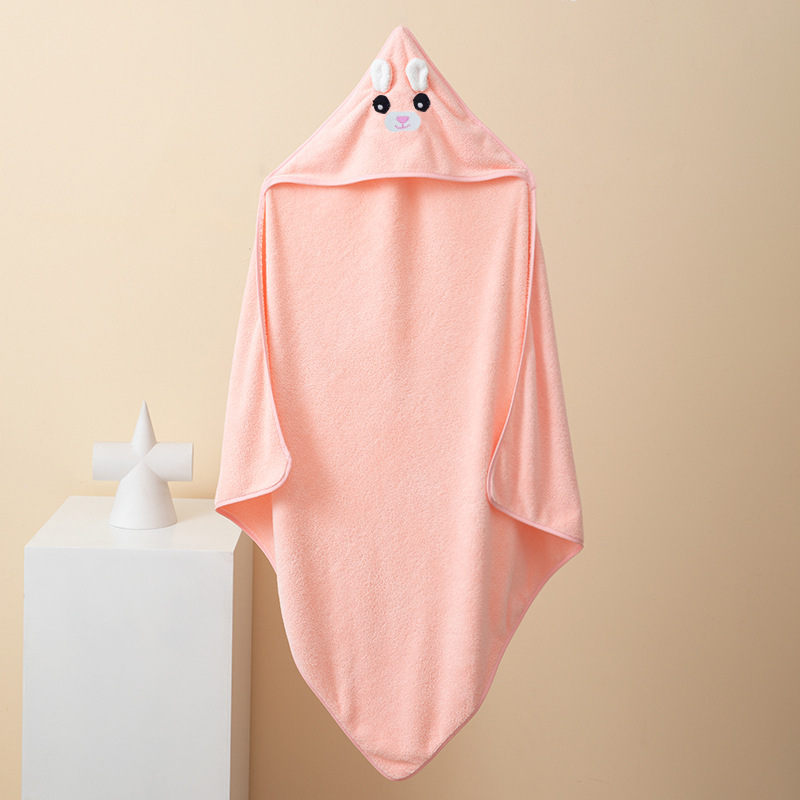 Capa de baño infantil de coral fleece
