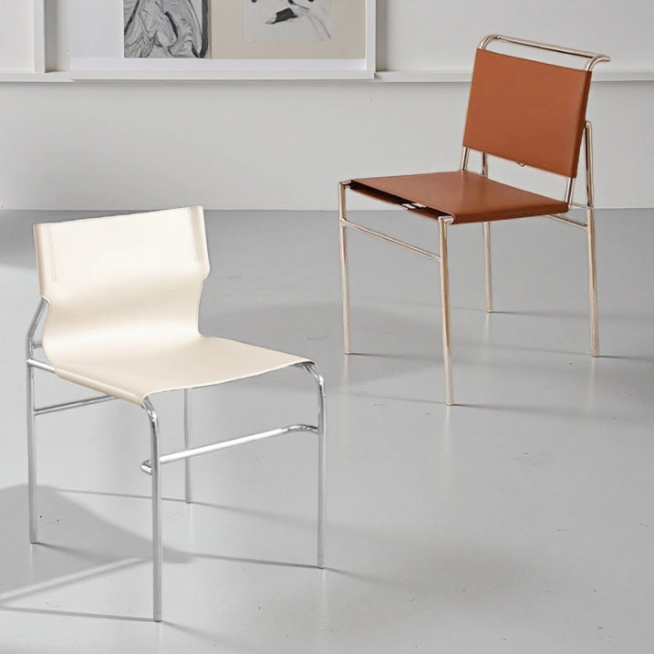 Italian-Style Dining Chair, Small Apartment Sofa, Hotel Dining Table, Negotiation Stool, Home Chair, Small Apartment Vintage Office Chair