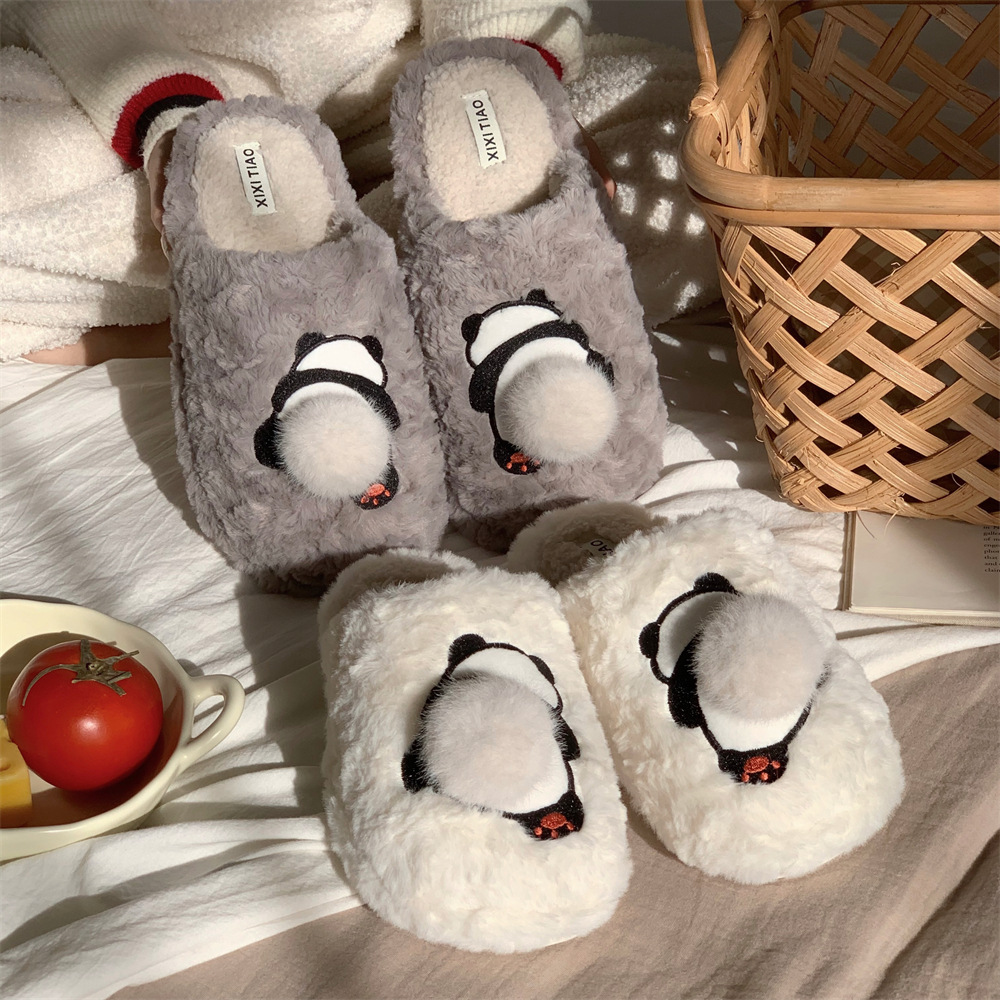 Demi-season cute insulated keep warm comfortable slippers