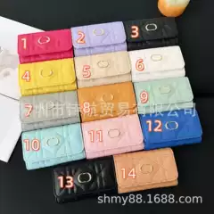 Trendy Brand High-End Stitched Card Holder Suitable for Bus Cards and Driving Licenses, Made of High-Quality Leather with Multiple Card Slots and a Coin Purse