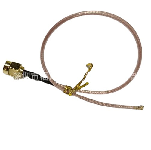 RG178  IPEX 1代/SMA公头 内螺内针 路由器 网卡  射频同轴连接线