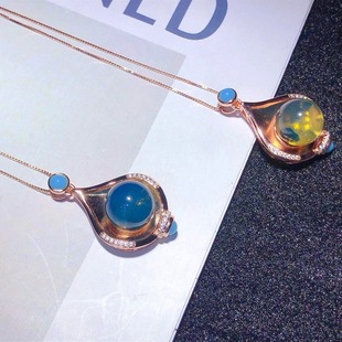 11mm Mexican Lamper Seiko Inlaid S925 Silver Pendant Classical Style Accessories Turquoise Shenzhen high quality