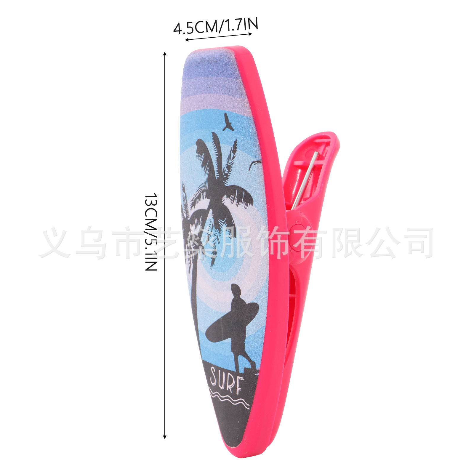 Lindo animal serie Toalla de playa a prueba de viento clip sol silla toalla clip de secado a prueba de viento clip de ropa de plástico clip