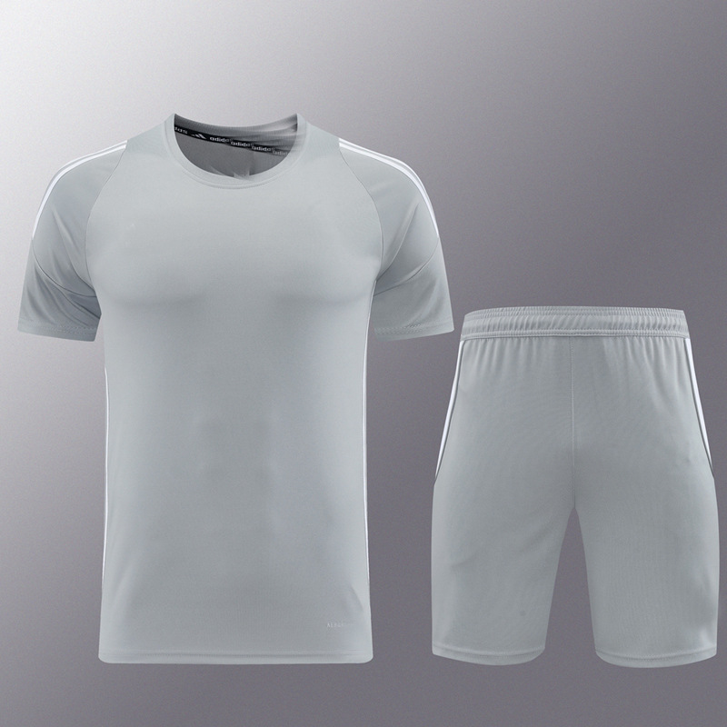 AD pantalones de manga corta con cremallera shortsZipper traje de entrenamiento pantalones fútbol comercio exterior verano trainning