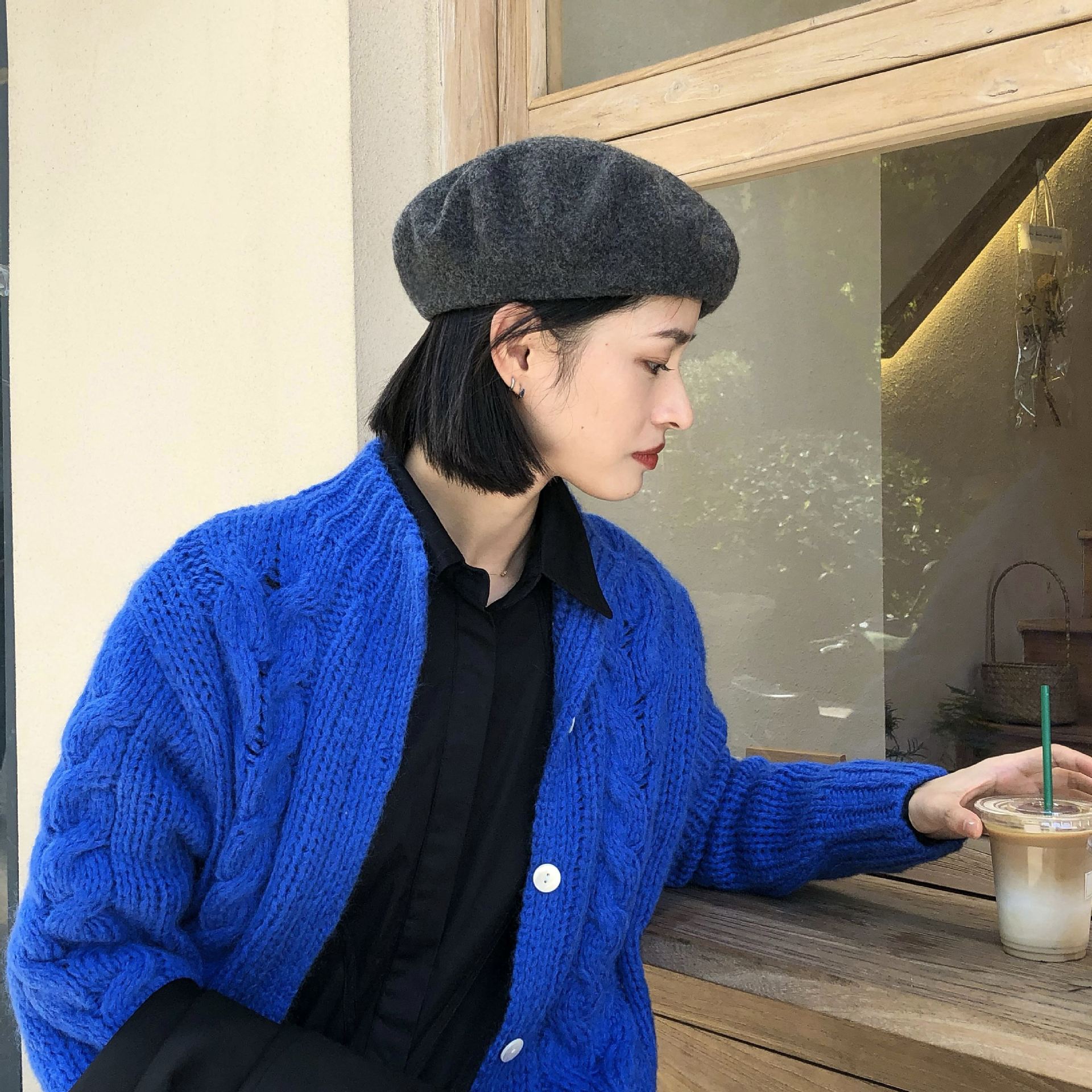 77g Weight Beret Hat Hats Type Daily Occasion Solid Color Pattern Winter Season Women'S Gender Sewing Design Simple Style Style Eaveless Rim Women'S Simple Style Solid Color Sewing Eaveless Beret Hat 5