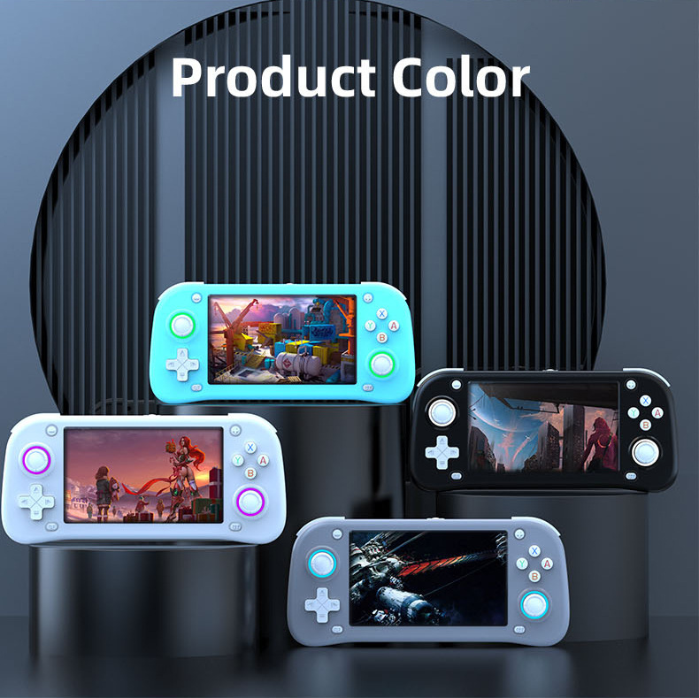 New 4.3-inch large-screen handheld game console XF43 arcade PS1 simulator HD HD output WIFI external dual