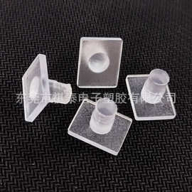 方形透明脚垫PVC软胶脚垫M6桌椅沙发茶几家具塑胶脚钉防滑减震钉