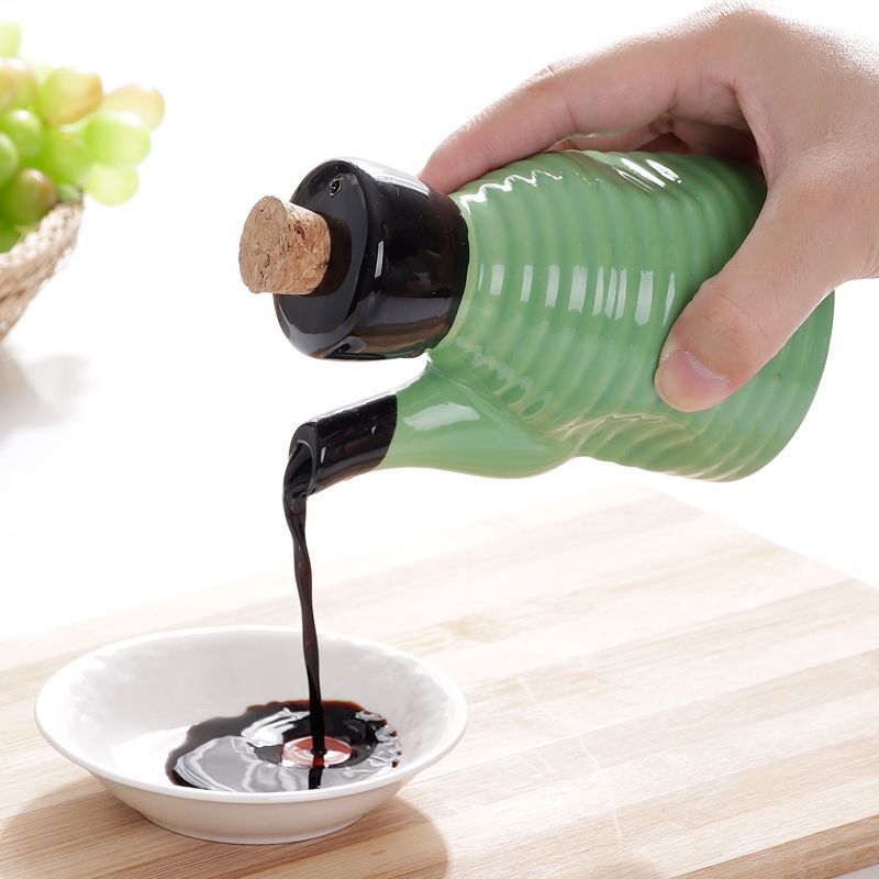 陶瓷油壶厨房家用不挂油酱油醋调料瓶分装瓶酒壶商用瑕疵品