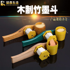 Woodworking hand tools ink fountain with thread hand-cranked wooden all-bamboo all-plastic ink fountain half-bamboo ink fountain spring