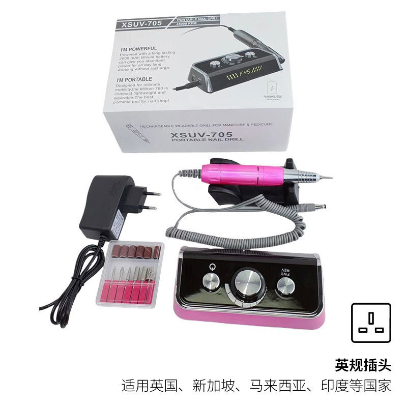 Nuevo amolador de uñas de escritorio amolador de almacenamiento de pantalla 45000RPM amolador de uñas profesional de descarga transfronterizo