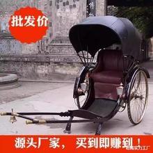 用民国式仿古出售摄影复古的景区人力载客婚庆包车可拉黄包车