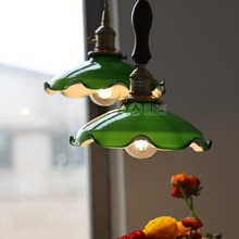 老上海复古小吊灯美式侘寂风餐厅法式轻奢中古黄铜咖啡厅橱窗灯