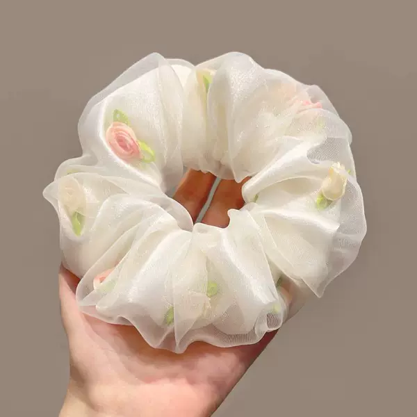 Net yarn sausage white