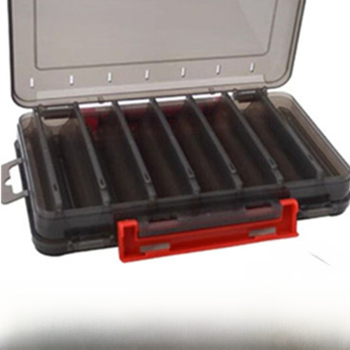 Dual-Sided Plastic Lure Box Large Capacity Double Layer Glitter Storage Portable Tool Box Hook Glitter Accessory Box