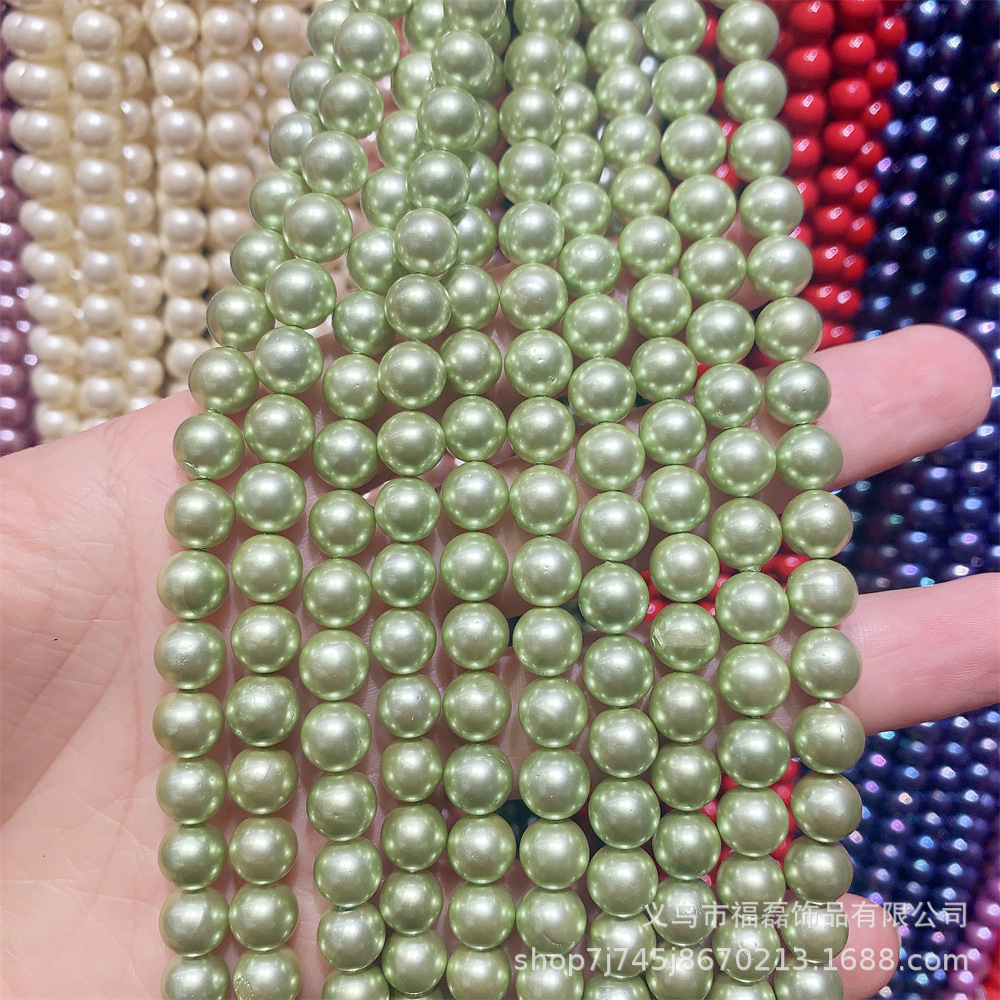 天然深海で皮をむかない貝玉は真珠に匹敵します。