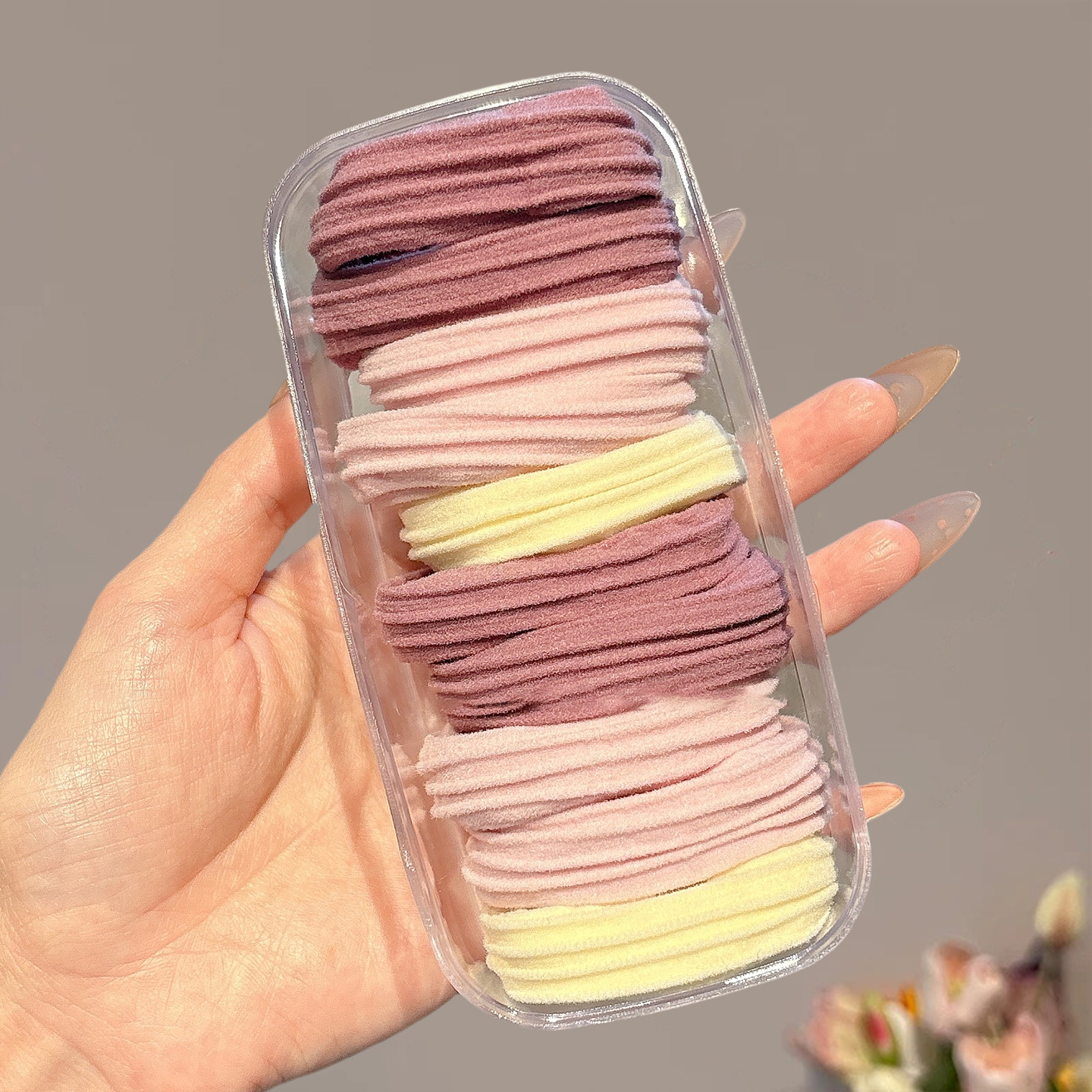 Cuerdas de cabeza de alta elasticidad duradera niñas delicadas anillo de cabello de alta calidad cuerdas de cabello de cola de caballo atadas de cabello correa cubierta de cuero