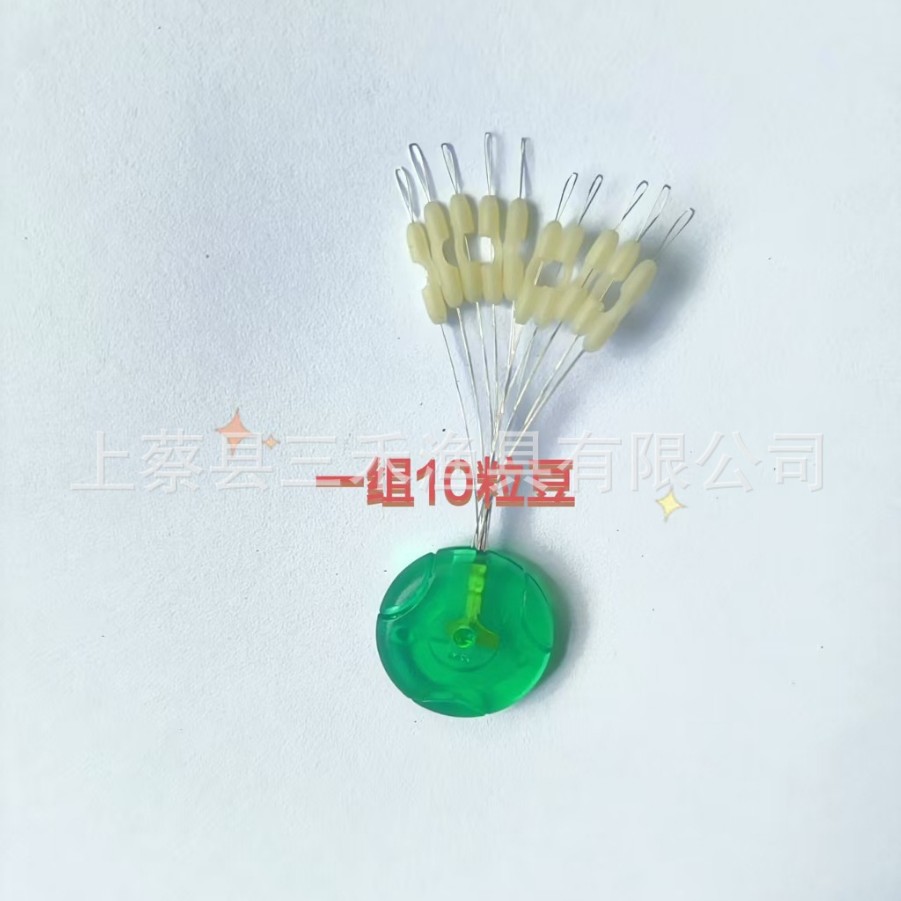 Anti-Tangle Silicone Space Beans for Fishing Line, Double Hook Separator, Quick Line Clip