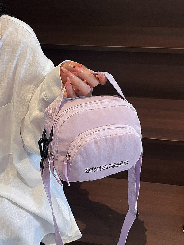 軽量スポーツスモールバッグレディースバッグ新 2025 夏スタイルキャンバスバッグ女性のミニ多用途ショルダーメッセンジャーバッグ|undefined