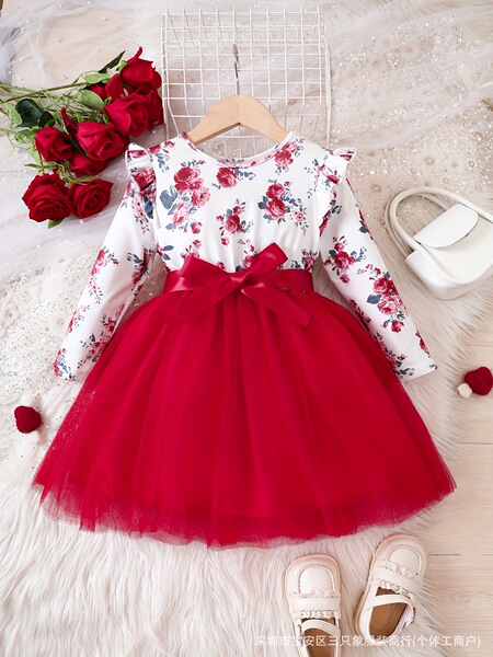 Autumn and winter girls' dresses