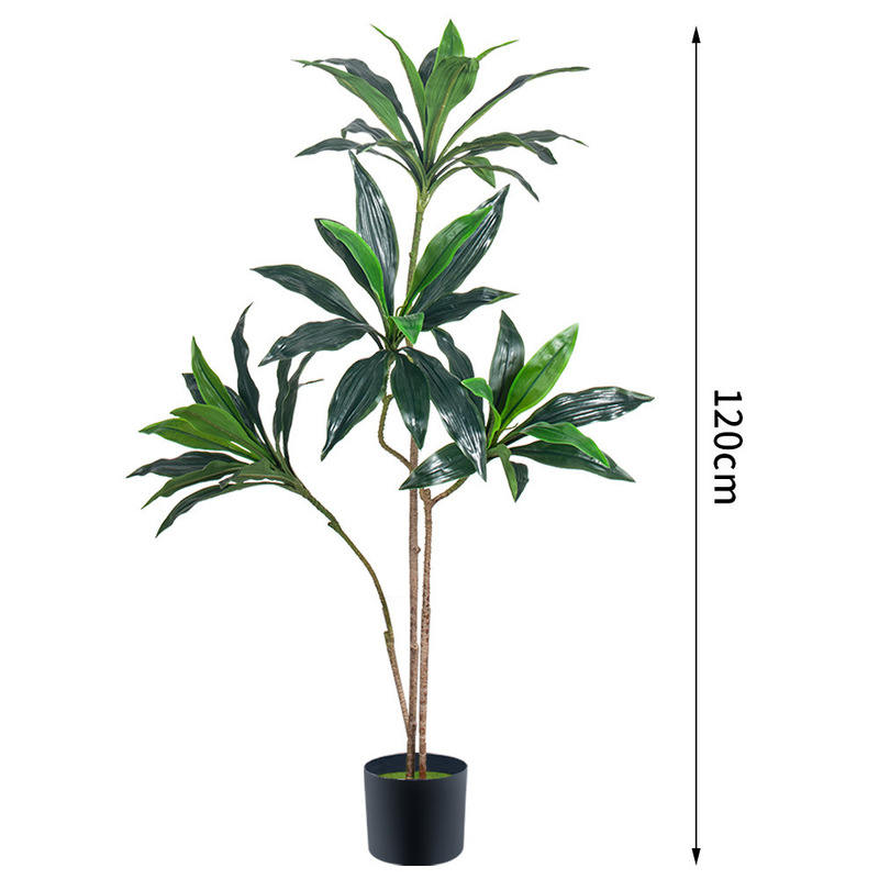 仿真绿植高端轻奢巴西木室内客厅装饰落地摆件仿生假植物盆栽造景|undefined