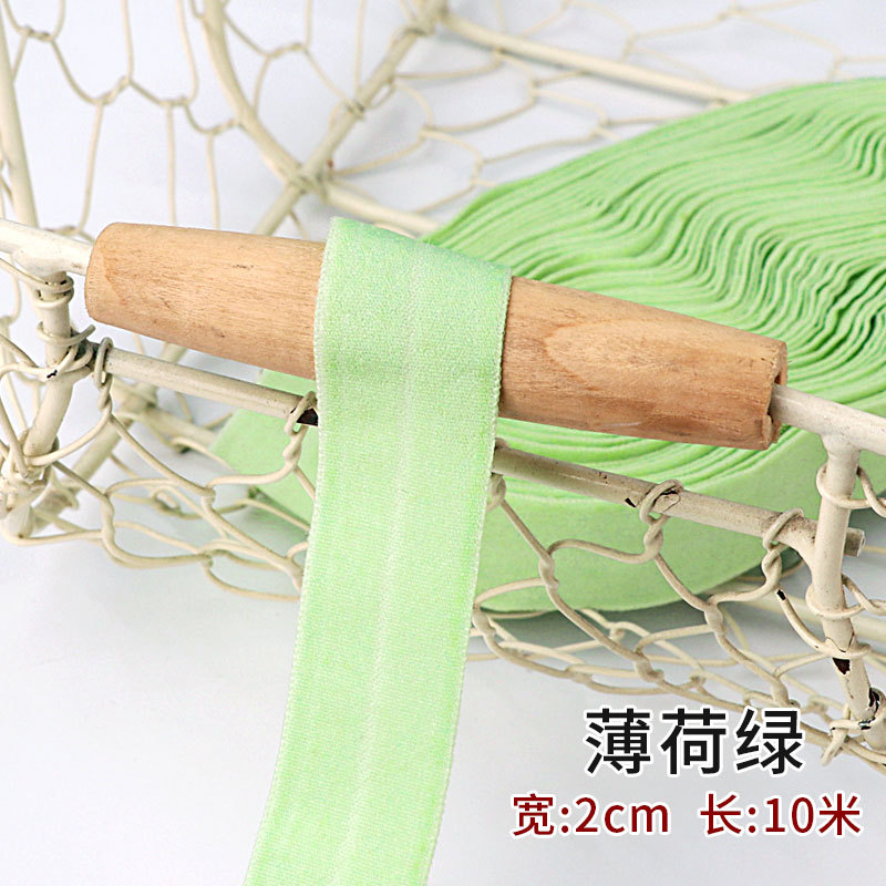 Tira de borde elástico de algodón accesorios de tela tira de borde de ropa de bebé cinta ropa interior banda elástica correa de tela plegable