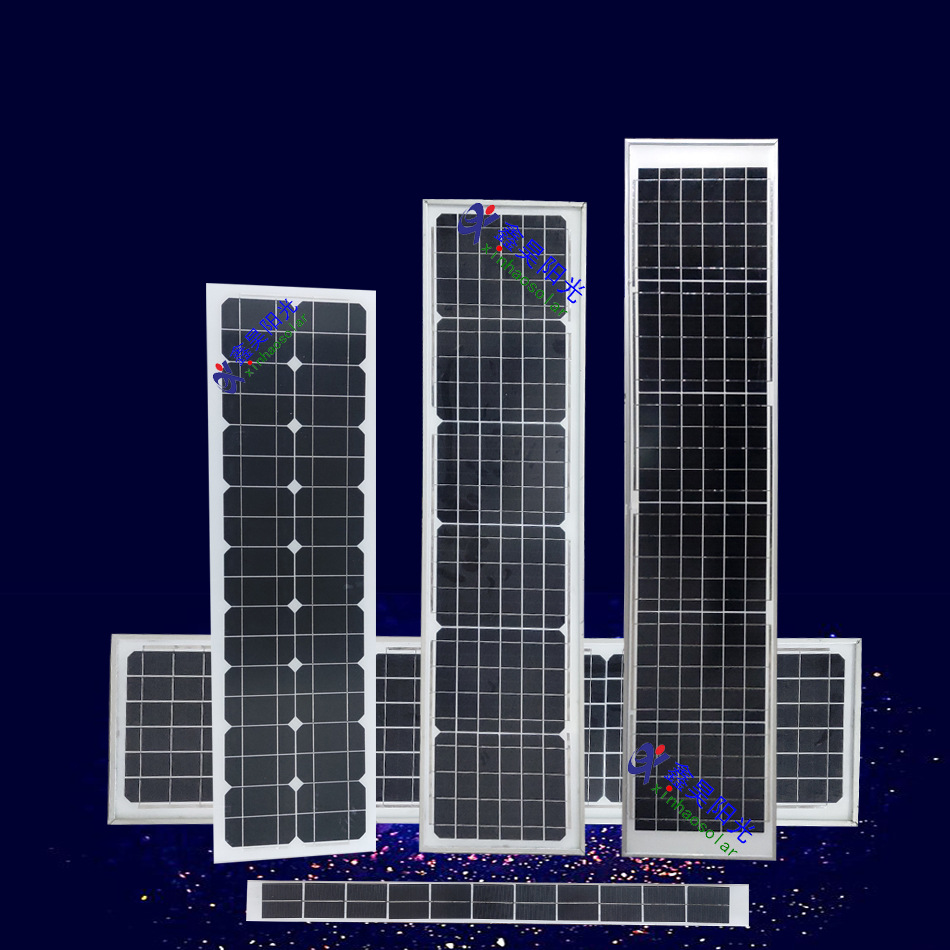 太阳能组件工厂支持定制非标规格3w~360w单晶100w多晶150w半柔12v|ms