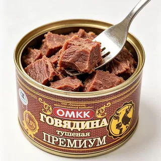白俄罗斯进口高级炖牛肉罐头无淀粉野餐速食即食红烧煲汤下饭325g