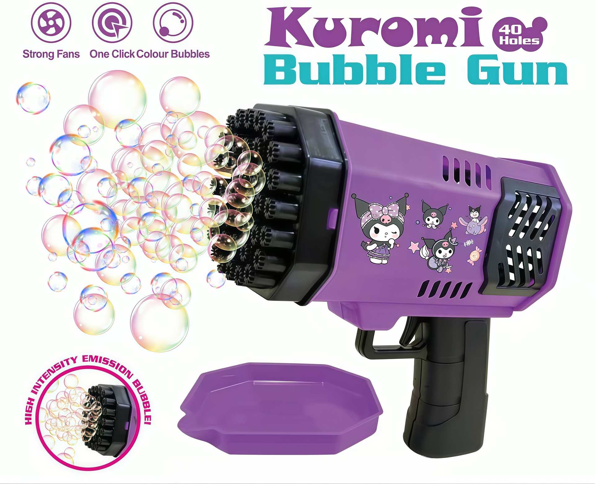 Red unicornio burbuja máquina de luces infantiles de mano pistola de burbujas automática parque estando juguetes de burbujas al por mayor