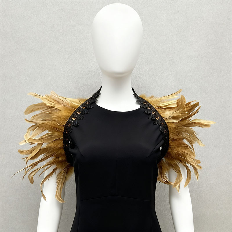 Amazon plumas mantel luchador show traje gladiador vestido estilo vikingo carnaval antiguo abrigo aristocrático TK