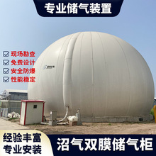 双膜储气柜厂家 500方双膜气柜 锦爵 工业污水垃圾废水沼气储气柜