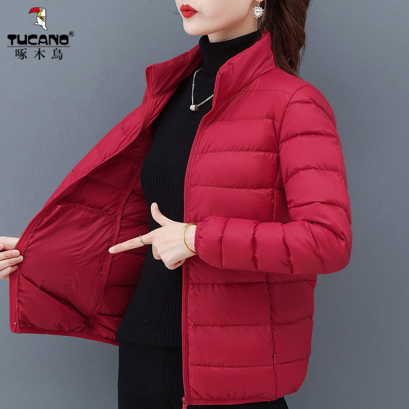 短款羽绒服女新款冬季白鸭绒女士棉袄棉服洋气外套