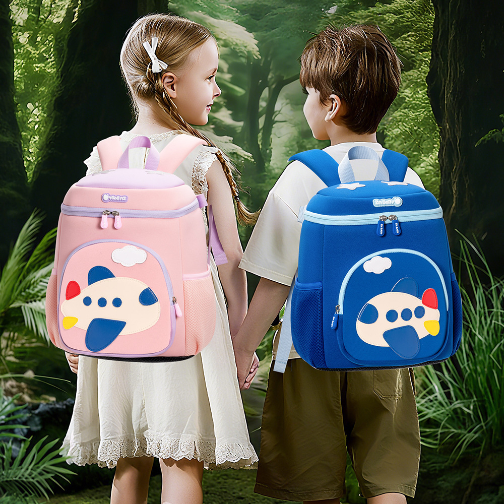 Mochila Infantil Escolar para 3 a 6 Años de Neopreno Transpirable Ultraligera