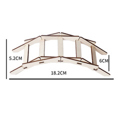 Baili Bridge Technology Small Craft Children's Handicraft Creative Invention Small Creation Wooden Assembly Model Handicraft Material Pack