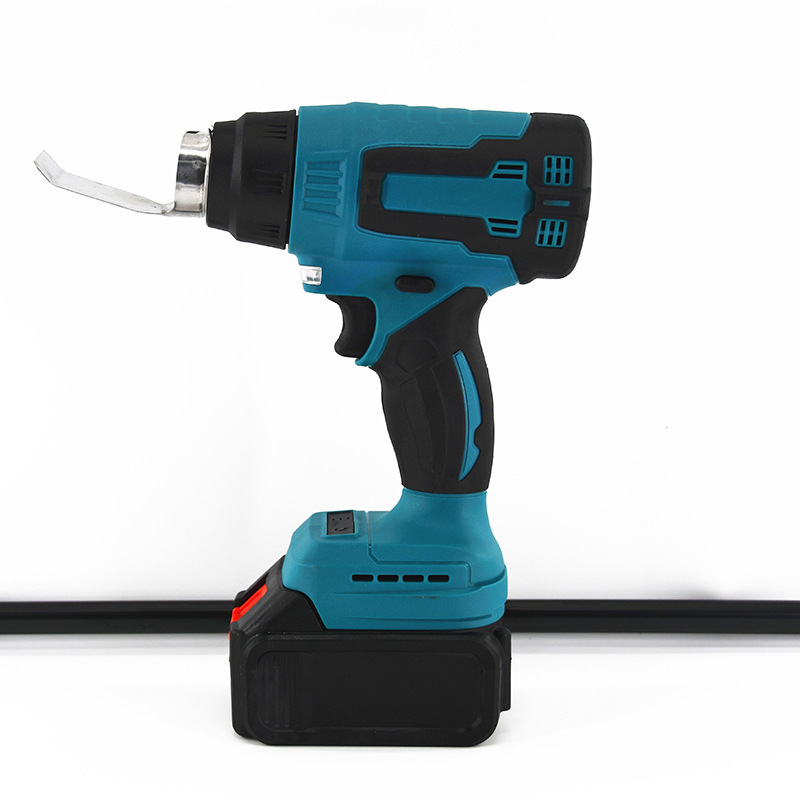 Nueva pistola de aire caliente eléctrica de litio pequeña reparación inalámbrica pistola de aire caliente pistola de soldadura de plástico película termocontraíble pistola para hornear mutian