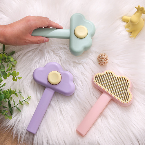 Stainless steel pet comb beauty comb teddy pet supplies needle comb cat and dog brush factory direct sale