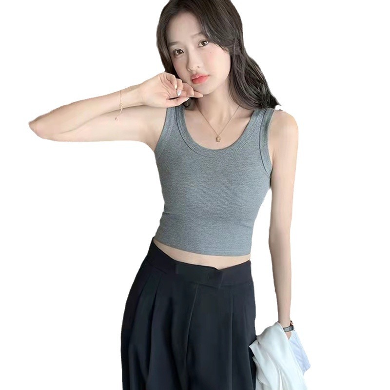 Short black top with cups