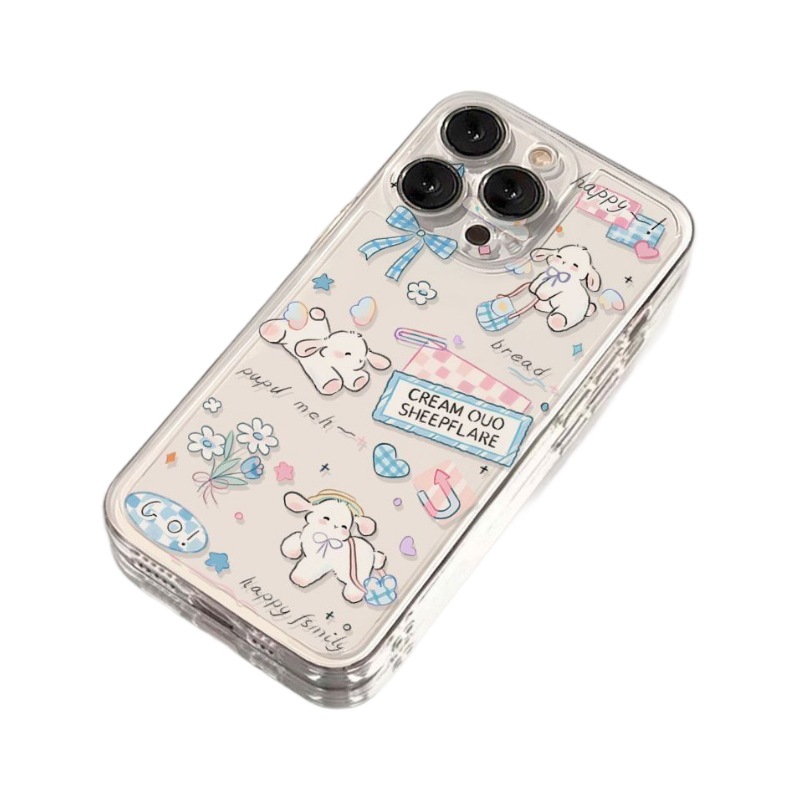 Cute Little Sheep Phone Case Suitable For Series, Pro, 16 Pro Max, Simple 15, Personalized 13, 14 New Models_voghion.com