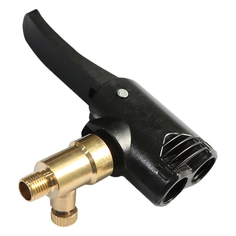 Conector de la bomba de aire del coche del neumático de coche cabeza inflable rápido adaptador de mandril inflable adaptador de boquilla inflable de cobre