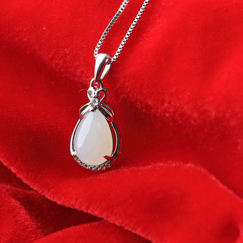 和田白玉吊坠0028