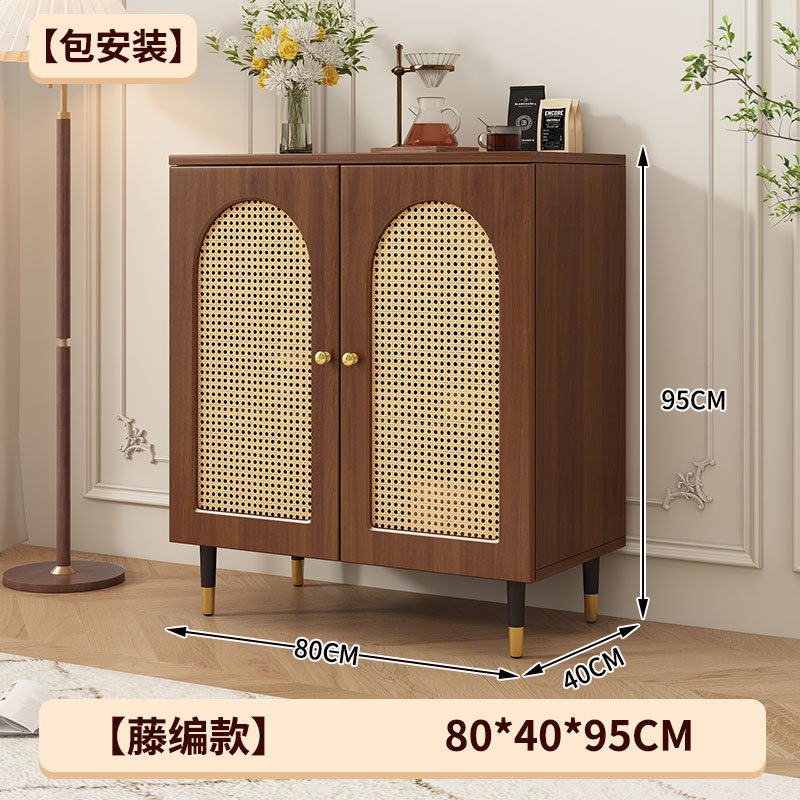 Gabinete de comedor moderno y simple, armario de almacenamiento de caña de viento, sala de estar, armario de té de cocina doméstica, armario de viento