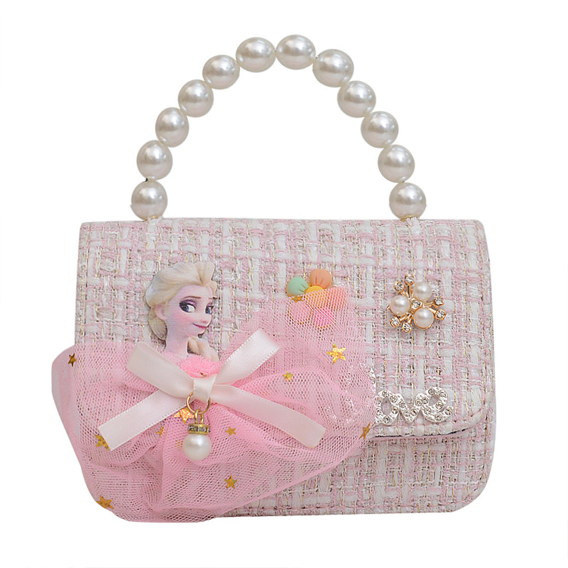 Nuevo bolso de los niños estilo chanel bolso de hombro de la manera del todo-fósforo de las niñas bolsa de mensajero de moda cadena accesorios bolsa al por mayor